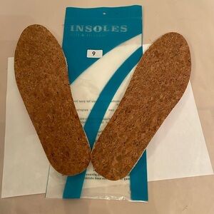 Replacement Cork Insoles size 9